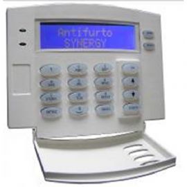 TASTIERA DI GESTIONE ANTIFURTO MICROVIDEO SINERGY SY-820  IMPIANTO LCD  TAG USB