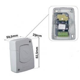 PULSANTIERA FLAT RIB CON COMANDO DIRETTO MOTORE E MORSETTIERA