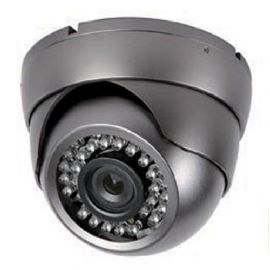 TELECAMERA V2 Mini Dome Night ANTIVANDALO (BIANCA) + IR 1/3'' Sony ccd 420 TVL