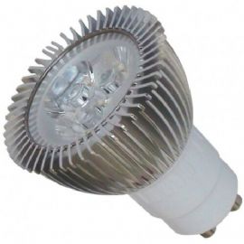 FARETTO LAMPADINA LED GU10  3 LED x 1W BLU