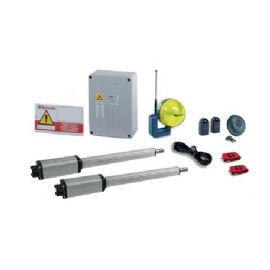 KIT APRIMATIC AP424 PRO 24V MOTORE CANCELLO A BATTENTE 2 ANTE 3MT MAX 300 KG 