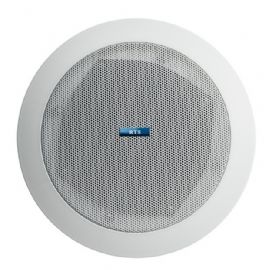 DIFFUSORE ROTONDO CONTROSOFFITTA RTS 30W 2 VIE 8 Ohm D. FORO 180mm COLORE BIANCO