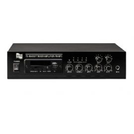 AMPLIFICATORE MIXER BLUETOOTH RTS FM/MP3 60W 1 INGRESSO MIC E 2 INGRESSI AUX