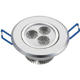 LAMPADA FARETTO LED  DA INCASSO ORIENTABILE 3W 6000K 230V